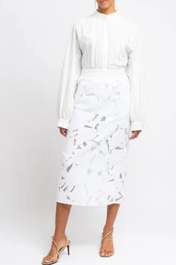 TIBI Adelle Fil Coupe Pencil Skirt | Skirts & Shorts