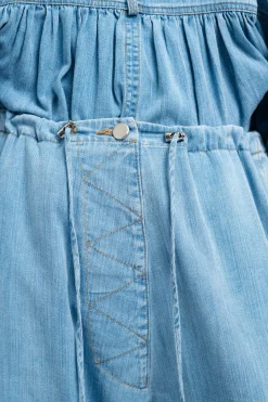 RACHEL COMEY Ancora Top | Denim | Statement Sets