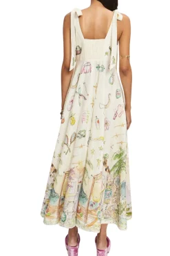 ALEMAIS Anouk Ballet Sundress | Midi | Prints