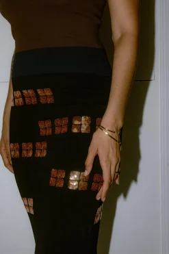 ZANKOV Antonia Sequin Wool Knit Dress | Cocktail | Date Night
