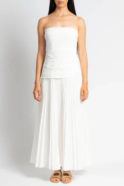 SIMKHAI Arie Strapless Bustier Midi Dress | Dresses