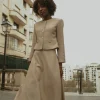 BY MALENE BIRGER Aubrey Skirt in Dark Sand | Statement Sets | Skirts & Shorts