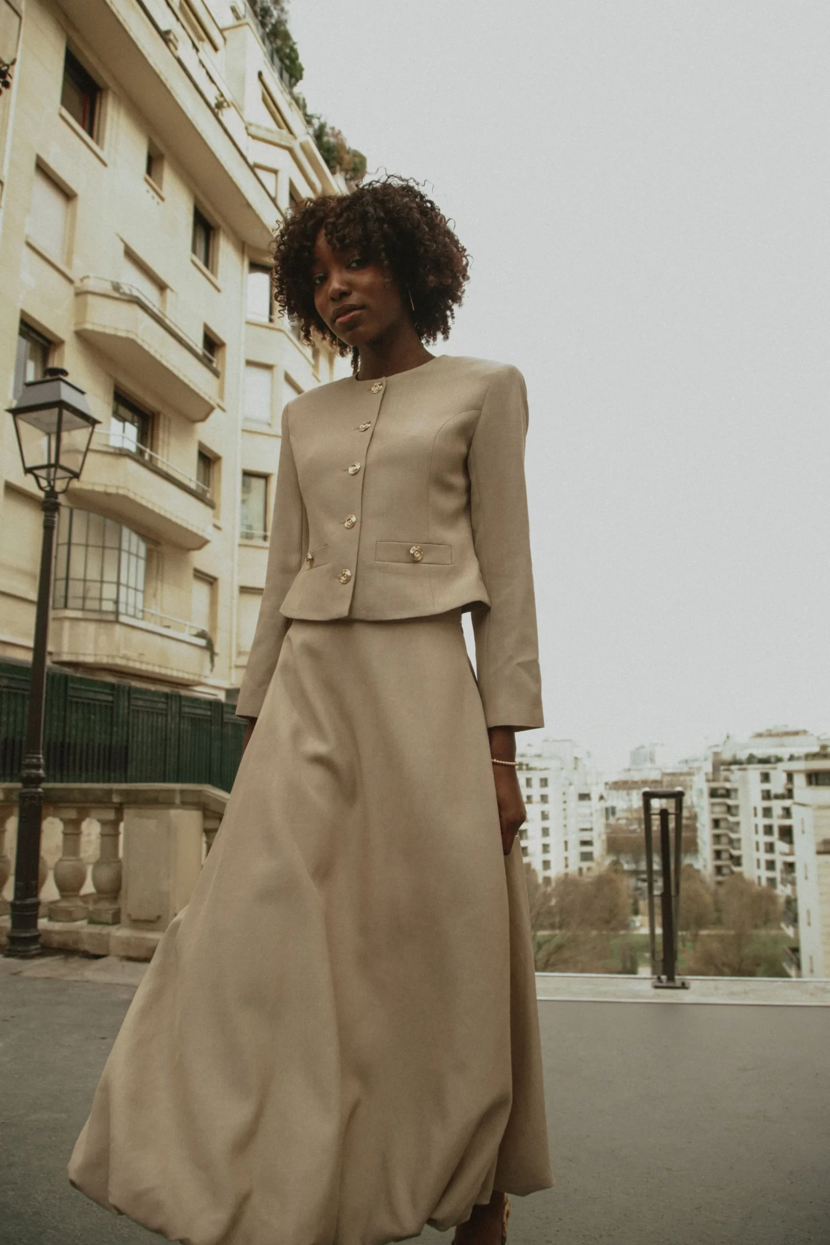BY MALENE BIRGER Aubrey Skirt in Dark Sand | Statement Sets | Skirts & Shorts