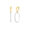 GABRIELA ARTIGAS Axis Colmillo Huggies with White Pave | Earrings | Fine Jewelry
