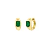 GABRIELA ARTIGAS Balloon Huggies with Emerald | Earrings | Fine Jewelry