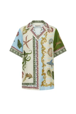 ALEMAIS Bath House Silk Shirt | Shirts & Tops | Statement Sets
