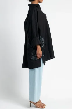 FORTE FORTE Botanical Flower Embroidery Shirt in | Shirts & Tops