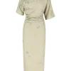 BERNADETTE Bowery Embroidered Dress | Cocktail | Midi