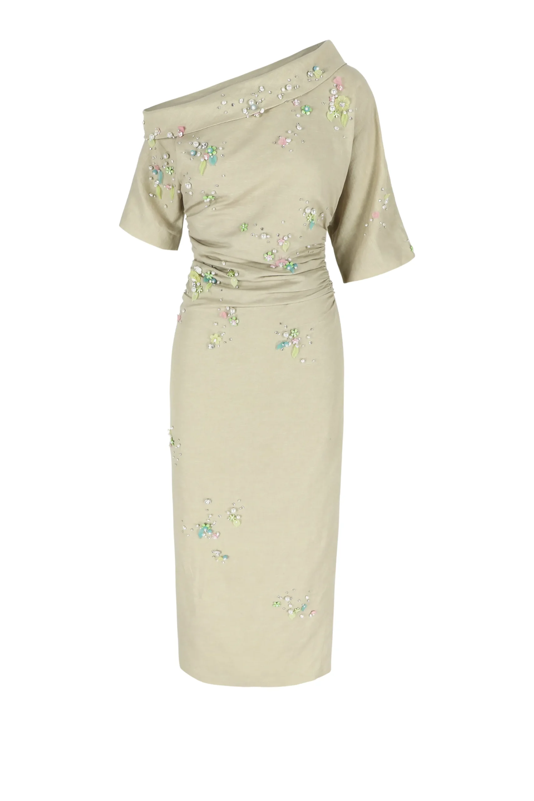 BERNADETTE Bowery Embroidered Dress | Cocktail | Midi