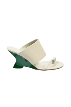 DRIES VAN NOTEN Bulle Band Pistache Mules | Sandals