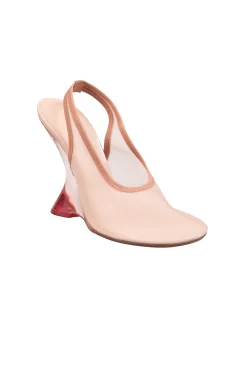 DRIES VAN NOTEN Bulle Blush Slingback Pumps | Pumps