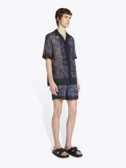 DRIES VAN NOTEN MENS Carltone Boxy Cotton Shirt | Men's Apparel