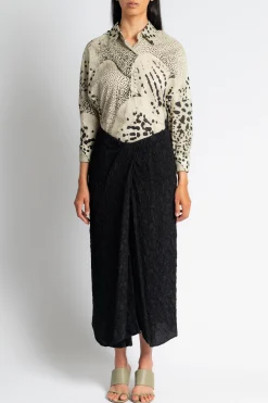 DRIES VAN NOTEN Casia Orchid Print Shirt | Shirts & Tops