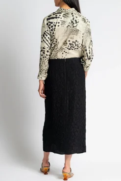 DRIES VAN NOTEN Casia Orchid Print Shirt | Shirts & Tops