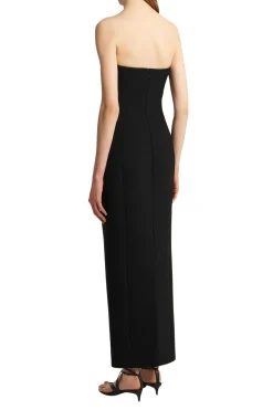 KHAITE Cato Dress | Maxi | Black Tie