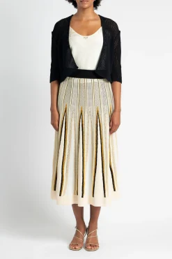 FORTE FORTE Chevron Intarsia Skirt | Skirts & Shorts
