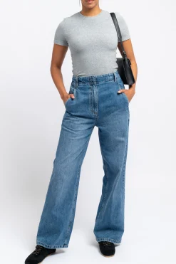 TIBI Classic Wash Barry Jeans | Denim