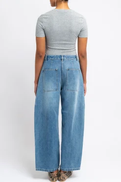 TIBI Classic Wash Denim Sid Jean | Denim