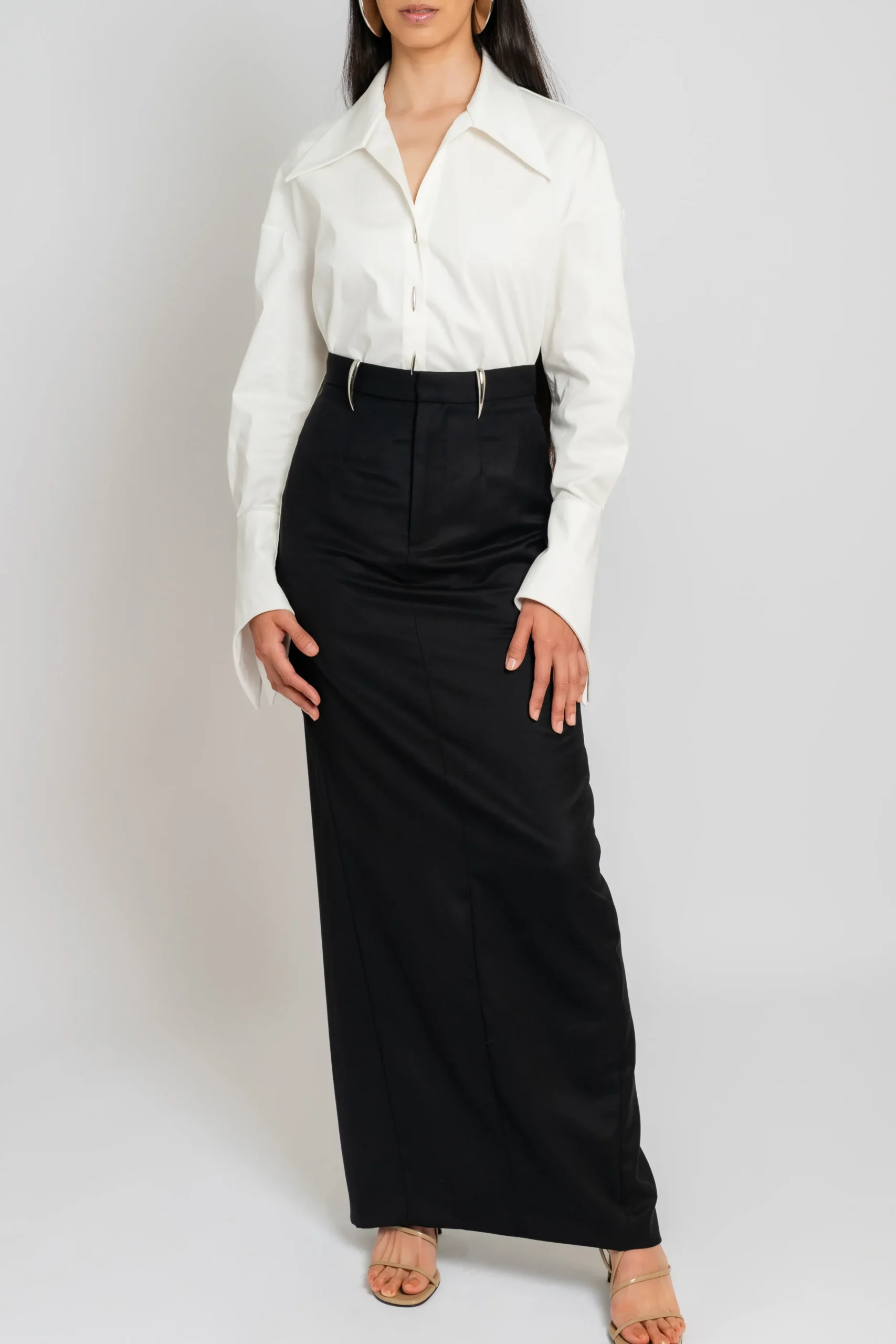GRACE LING Claw Tailored Pillar Skirt | Statement Sets | Skirts & Shorts