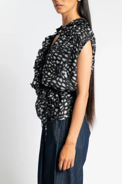 DRIES VAN NOTEN Clematis Wrap Shirt | Shirts & Tops