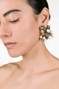 DRIES VAN NOTEN Cluster Pearl Earring | Earrings