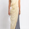 DIOTIMA Constant Crochet Drape Dress | Maxi | Knits