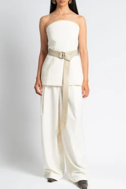SLOAN Corset Top in Ivory | Statement Sets | Shirts & Tops