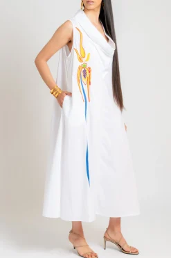 STELLA JEAN Cowl Neck Dress | Midi | Day