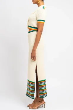 CHRISTOPHER JOHN ROGERS Cropped Boucle虂 Polo | Shirts & Tops | Statement Sets
