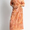 DRIES VAN NOTEN Danice Print Jacquard Wrap Dress | Cocktail | Midi