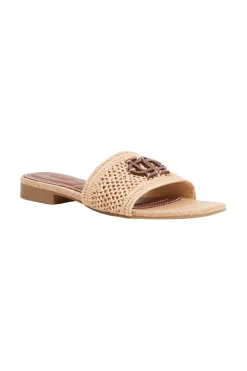 SIMKHAI Delphi Raffia Flat Sandal | Sandals