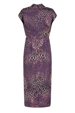 DRIES VAN NOTEN Dilian Jacquard Surplice Dress | Midi | Cocktail