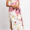 ERDEM Draped Cocktail Dress | Midi | Cocktail