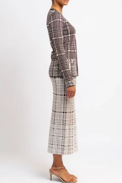 ZANKOV Elise Sequin Wool Cardigan | Sweaters | Statement Sets
