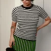 ZANKOV Elodie Stripe Wool Top | Shirts & Tops