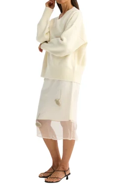 ROHE Embellished Organza Skirt | Shirts & Tops