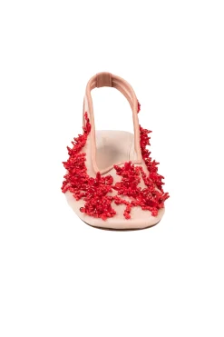 DRIES VAN NOTEN Embroidered Blush Ballet Flats | Flats & Loafers