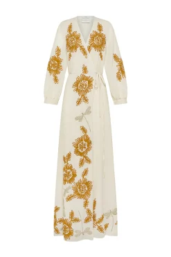 FORTE FORTE Embroidery Wool Gauze Dress | Maxi | Dresses