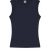 FLORE FLORE Esme Tank in Navy | Shirts & Tops