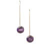 LOLA FENHIRST Essential Long Drop Amethyst Earrings | Earrings | Fine Jewelry