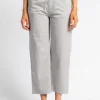 TIBI Garment Dyed Silky Cotton Cropped Slouchy Cargo | Denim