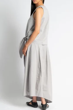 TIBI Garment Dyed Silky Cotton Asymmetrical Balloon Skirt | Statement Sets | Skirts & Shorts