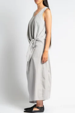 TIBI Garment Dyed Silky Cotton Tie Front Top | Statement Sets | Shirts & Tops