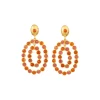 SYLVIA TOLEDANO Gina Pink Jade & Cornaline Earrings | Earrings