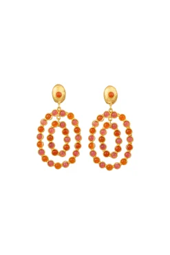 SYLVIA TOLEDANO Gina Pink Jade & Cornaline Earrings | Earrings