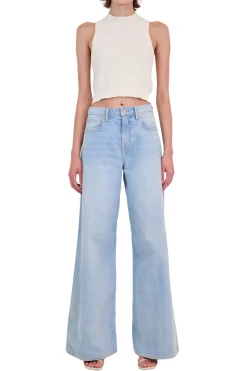 SIMKHAI Greer Super Wide Leg Jeans | Denim
