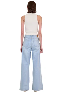 SIMKHAI Greer Super Wide Leg Jeans | Denim