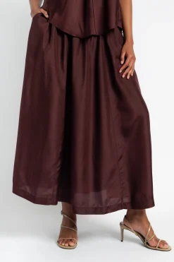 FORTE FORTE Habotai Silk Essential Skirt | Statement Sets | Skirts & Shorts