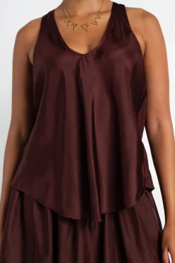 FORTE FORTE Habotai Silk Essential Top | Statement Sets | Shirts & Tops