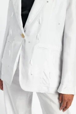 FORTE FORTE Habotai Silk Jacket With Beads | Coats & Jackets